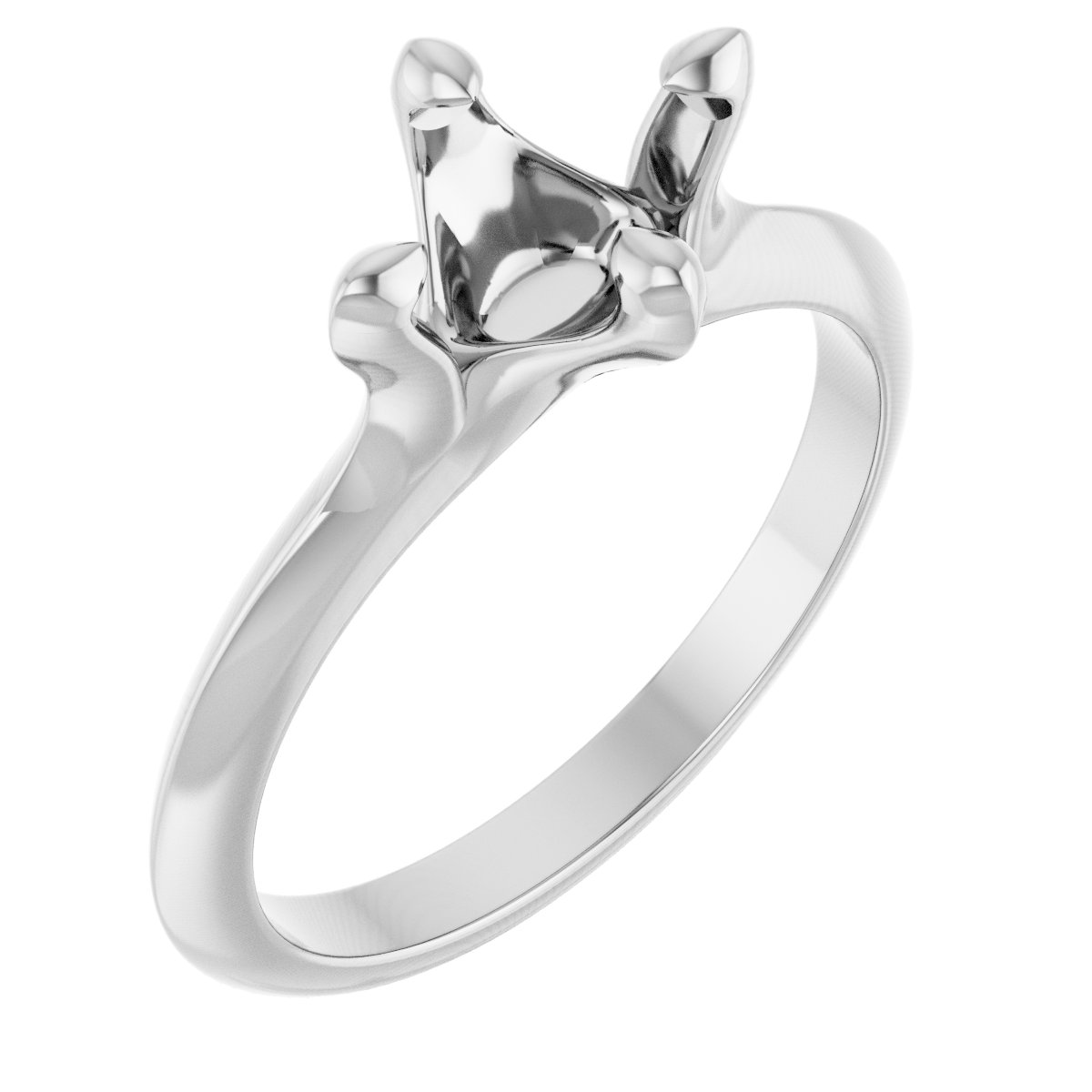 Claw-Prong Solitaire Engagement Ring or Band