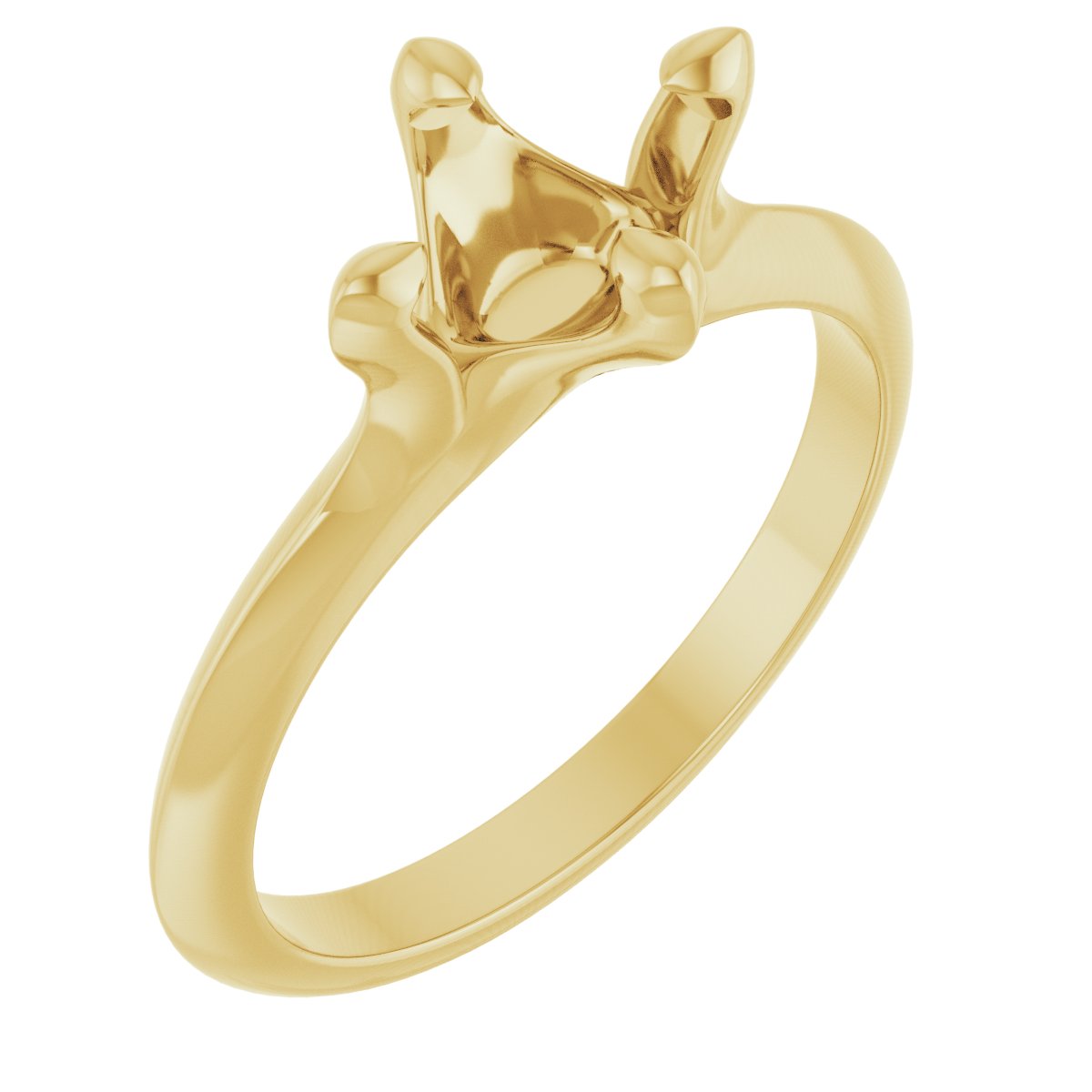 Claw-Prong Solitaire Engagement Ring or Band