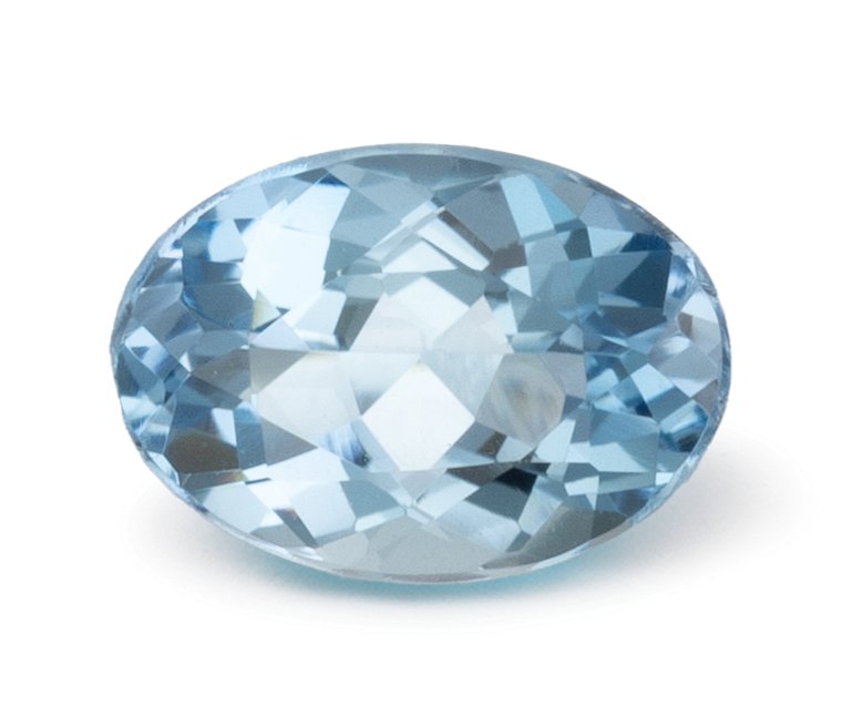 OVAL 0.69ct Natural Aquamarine 