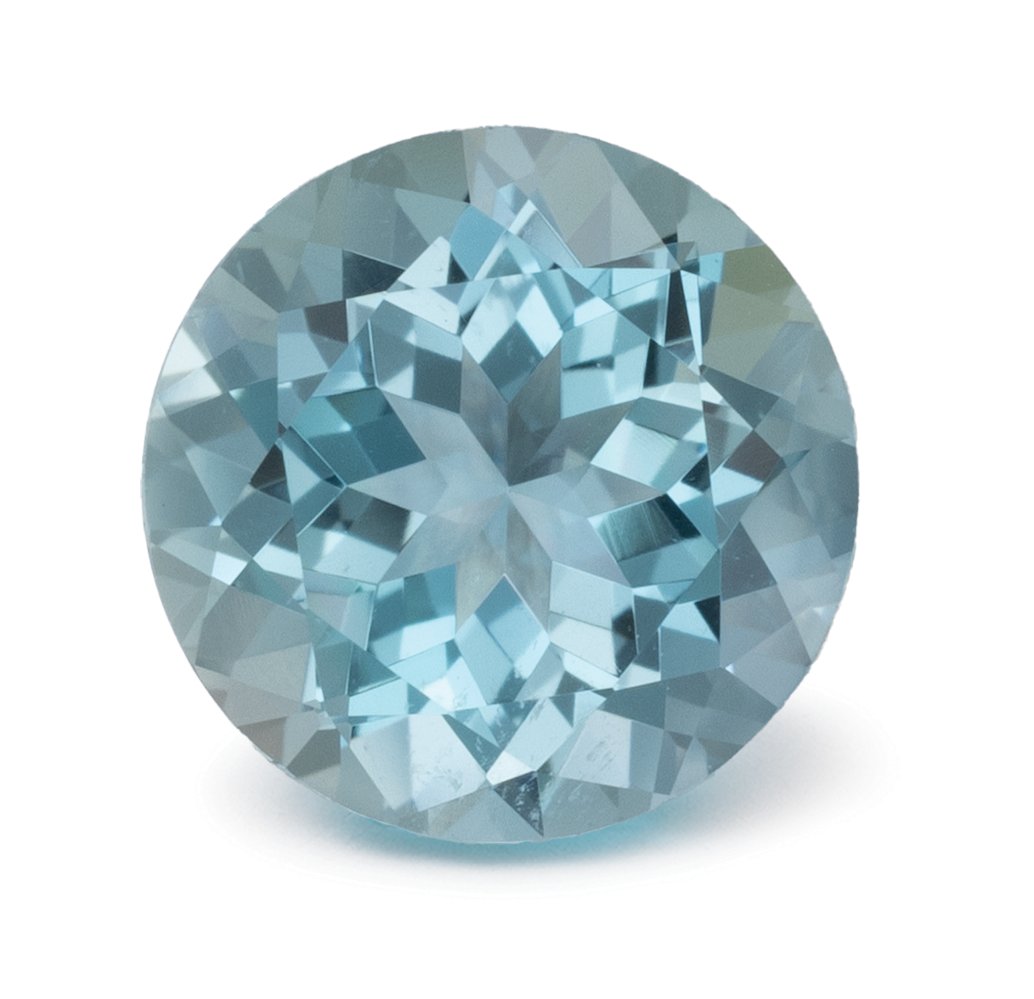 ROUND 2.40ct Natural Aquamarine