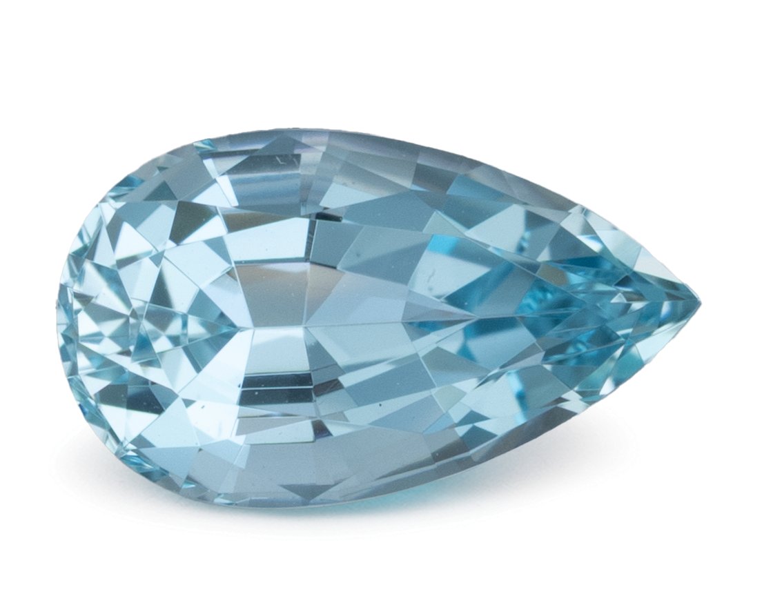 PEAR 2.37ct Natural Aquamarine 