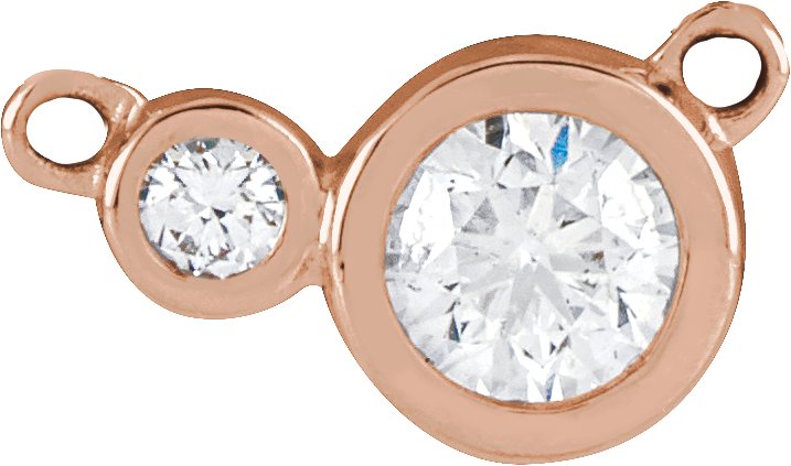 Accented Bezel-Set Necklace or Center