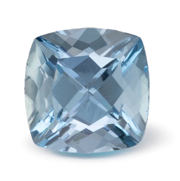 CUSHION 0.91ct Natural Aquamarine 
