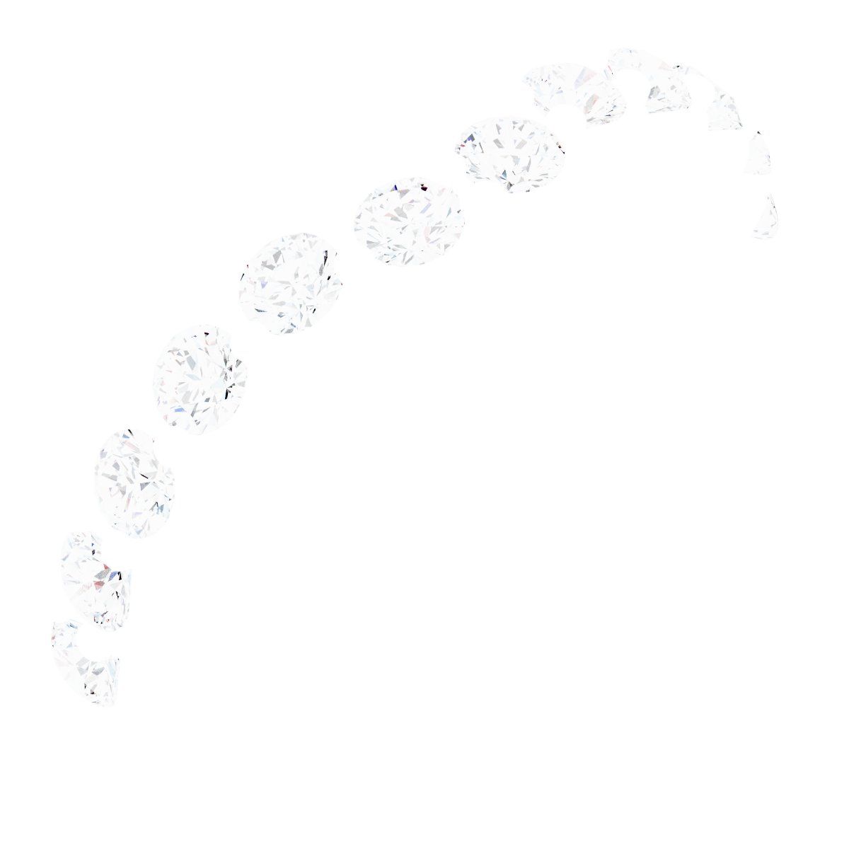 Accented V Contour Band