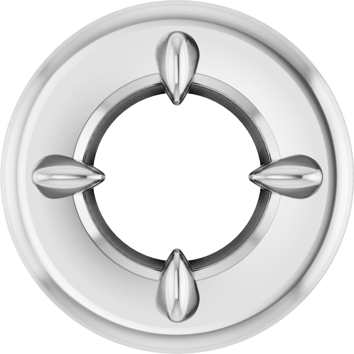 Claw-Prong Bezel-Style Solitaire Necklace or Pendant