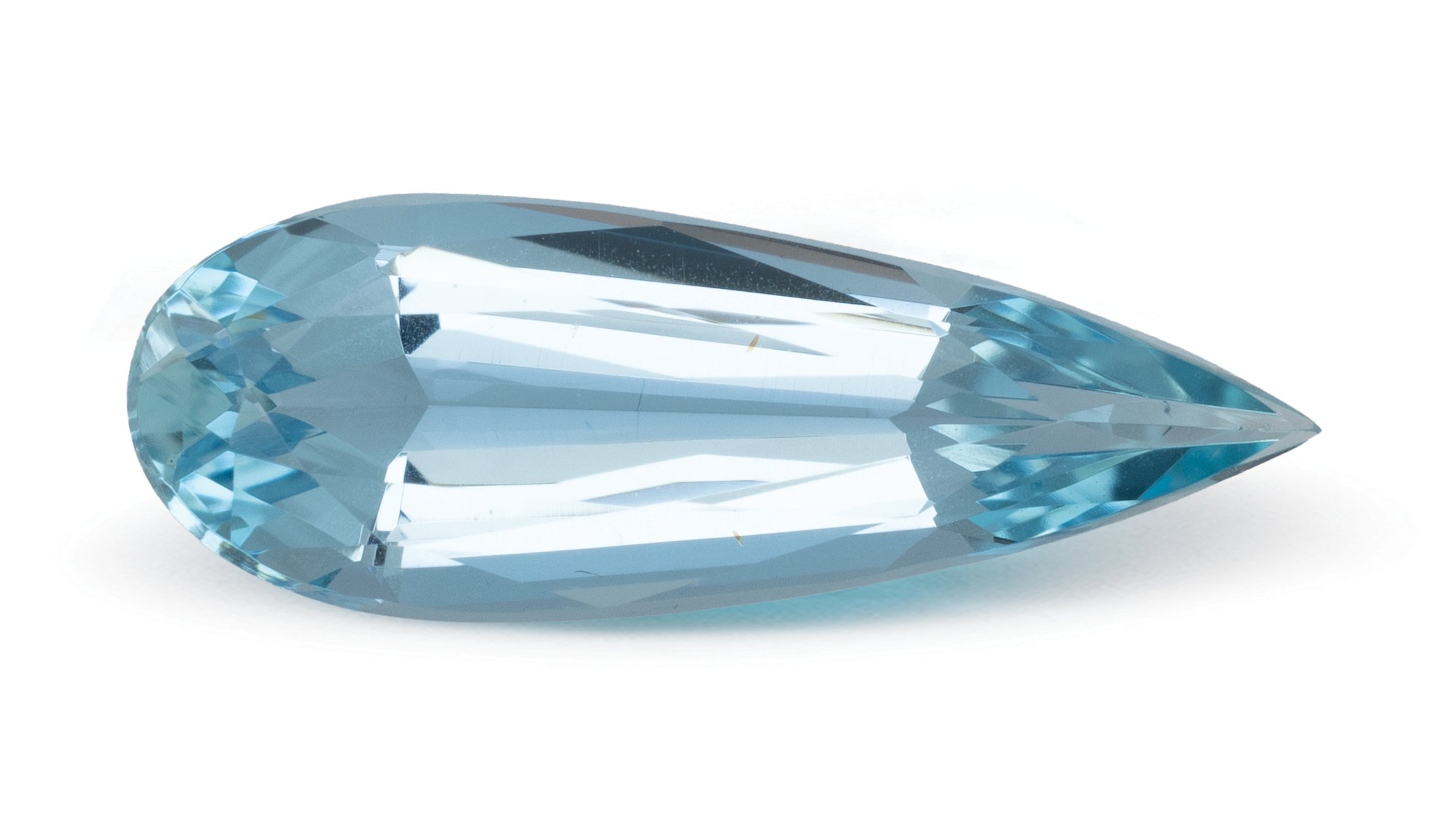 PEAR 4.06ct Natural Aquamarine