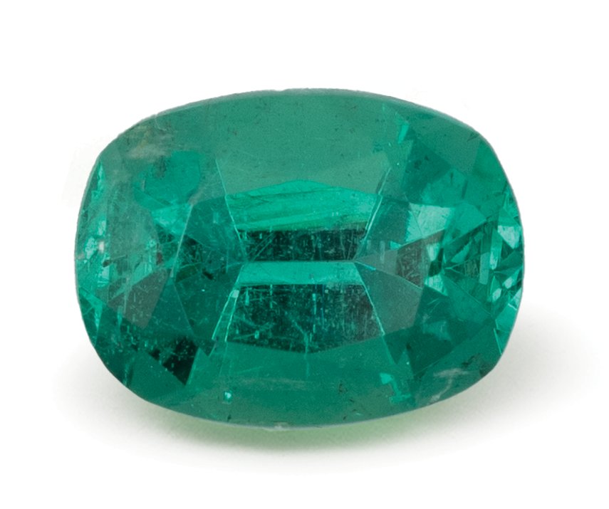 ANTIQUE CUSHION 1.13ct Natural Emerald 