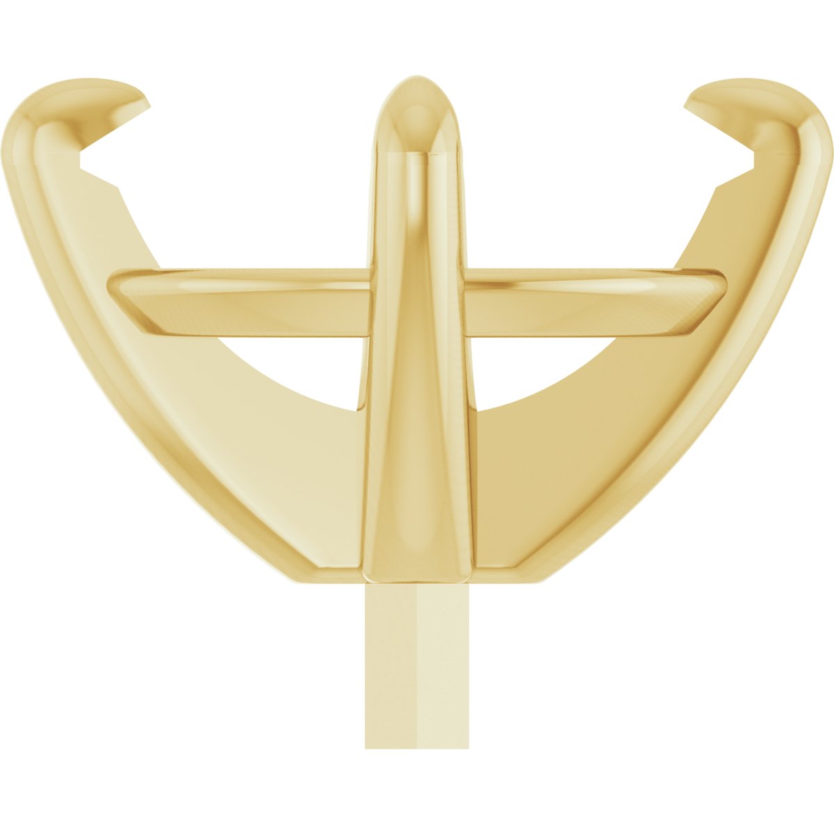 Oval 4-Prong Claw Peg Setting