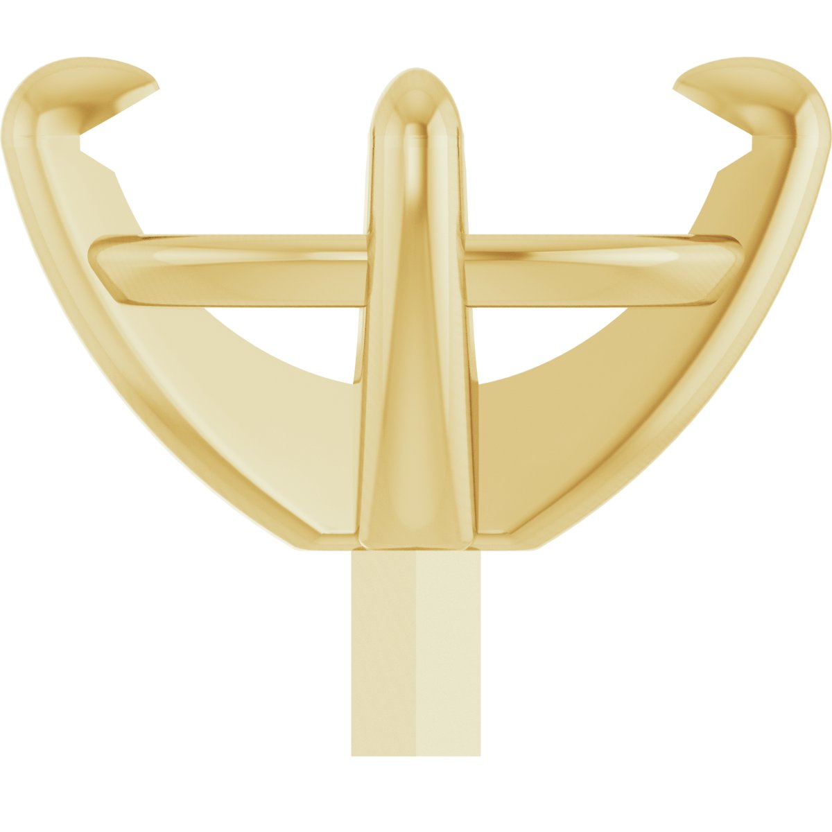 Oval 4-Prong Claw Peg Setting