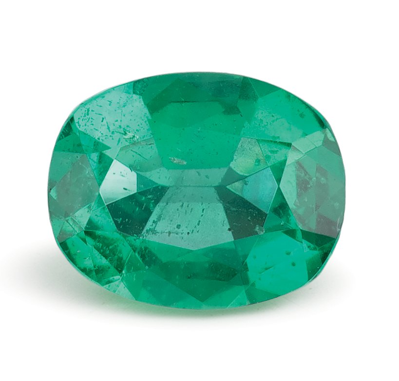 ANTIQUE CUSHION 0.98ct Natural Emerald 