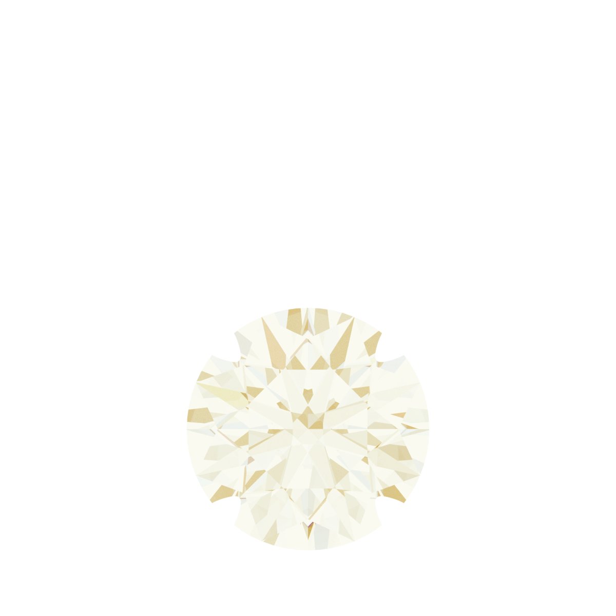 Claw-Prong Solitaire Bezel-Style Necklace or Center