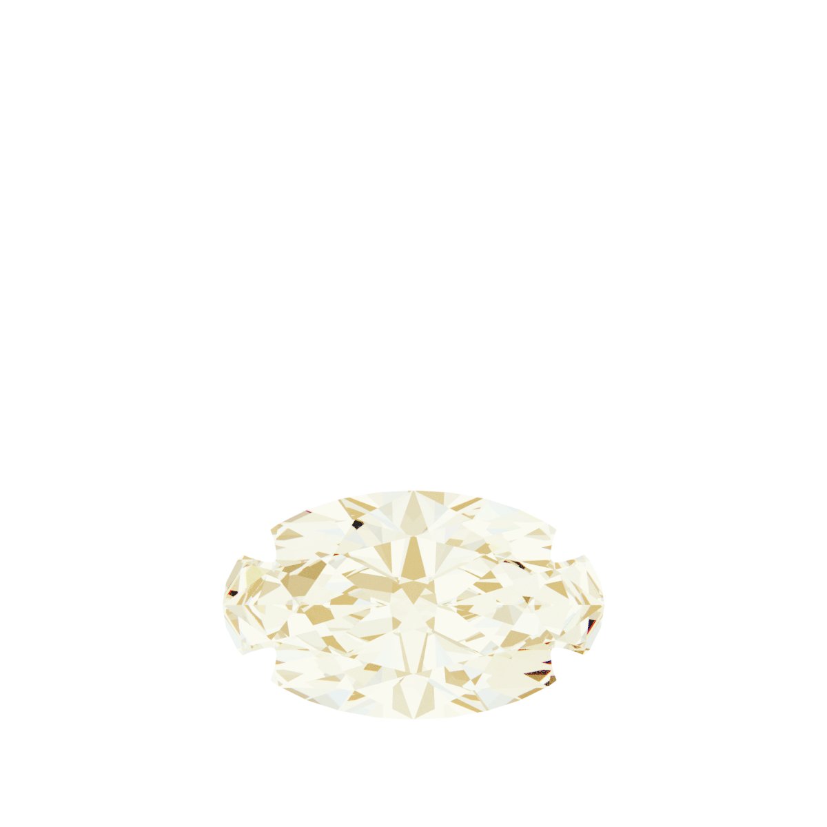 Claw-Prong Solitaire Bezel-Style Necklace or Center