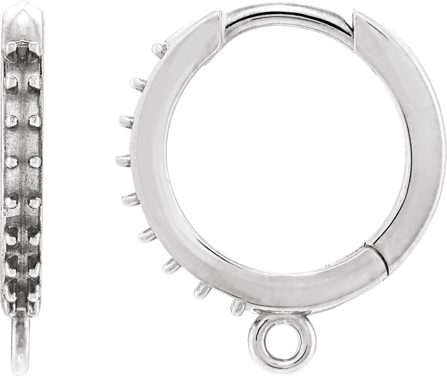 Accented Hoop Earring Top