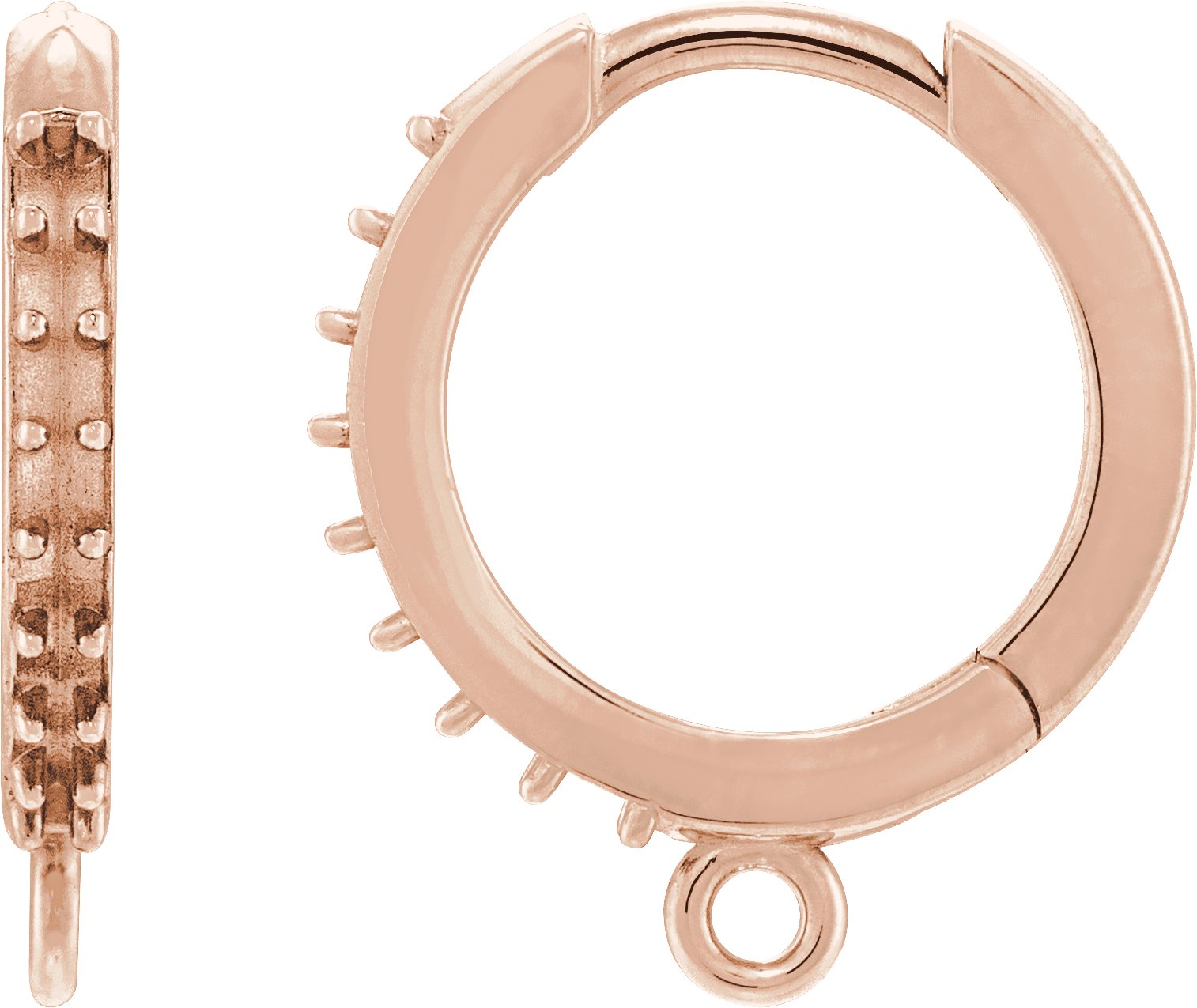 Accented Hoop Earring Top