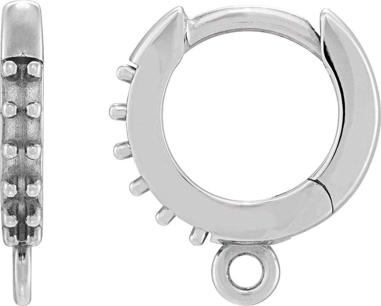 Accented Hoop Earring Top