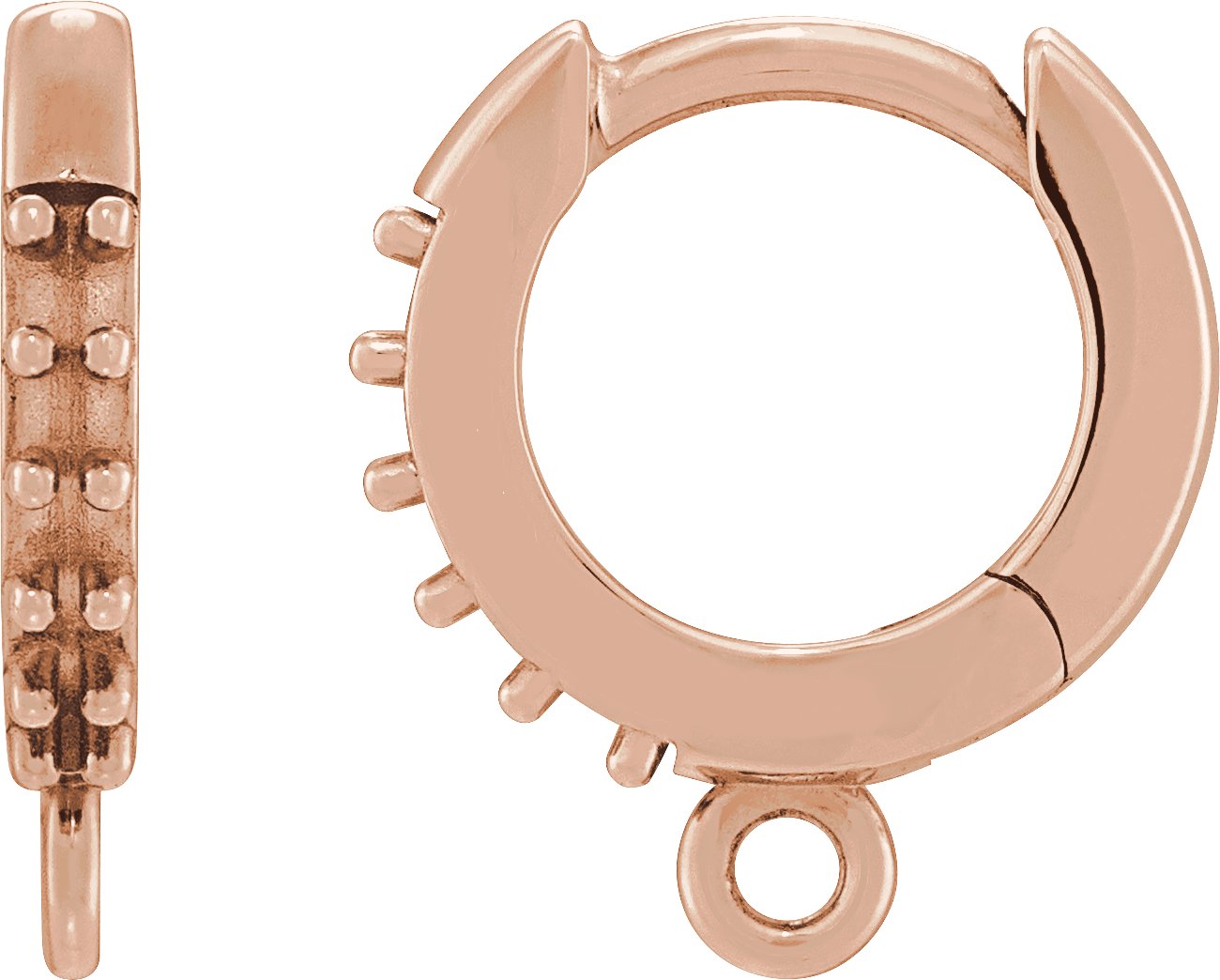 Accented Hoop Earring Top
