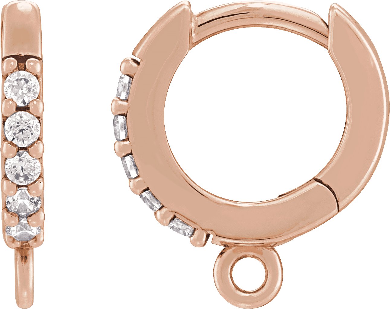 Accented Hoop Earring Top