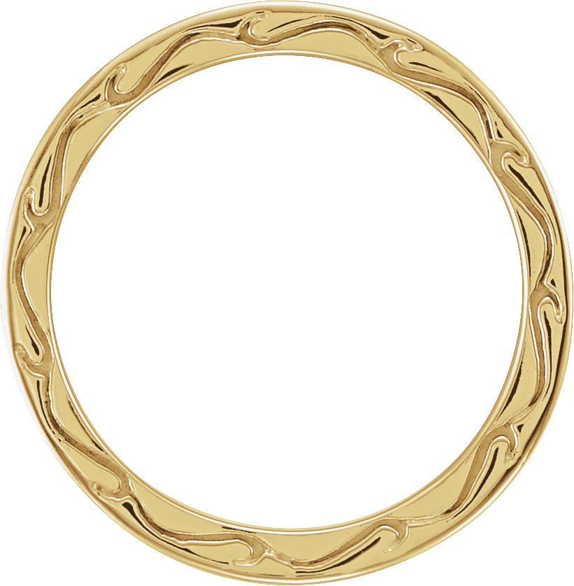 Alternative view of 3/8 CTW Natural Diamond Eternity Band – 14K Yellow Gold