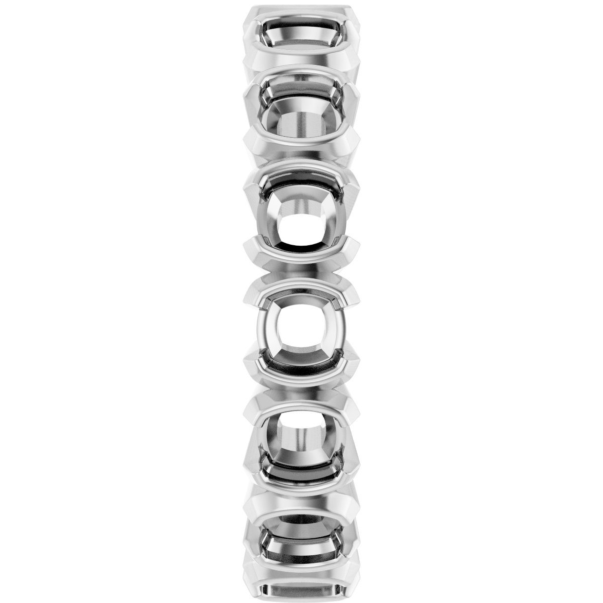 2.75 mm Round Eternity Band Mounting view 4