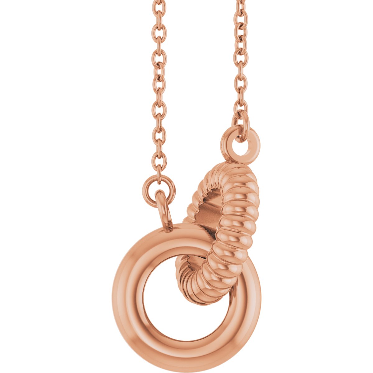 Interlocking Circle Necklace or Center