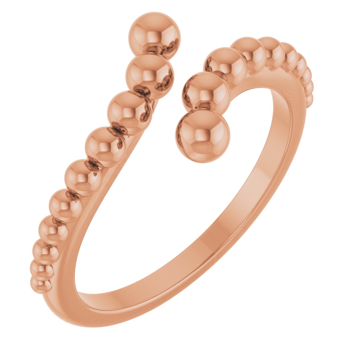 Beaded Bypass Ring