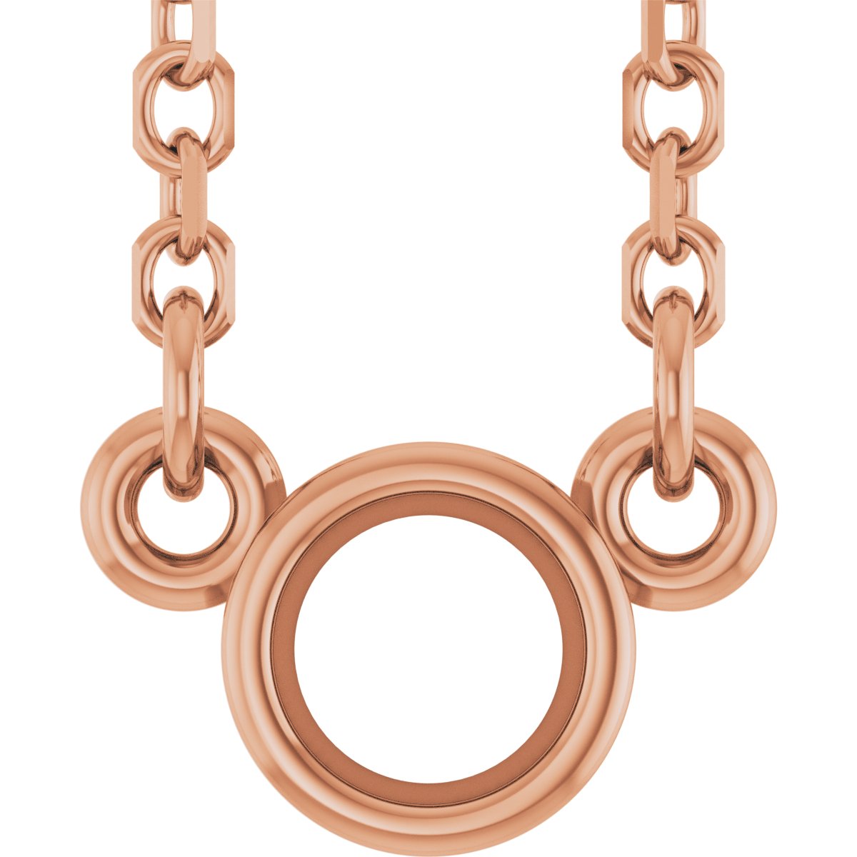 Youth Bezel-Set Solitaire Birthstone Necklace