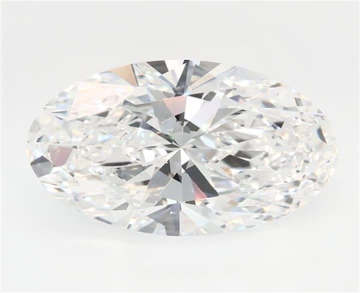 3.47 CT Oval Lab-Grown Diamond Surrey Vancouver Canada Langley Burnaby Richmond