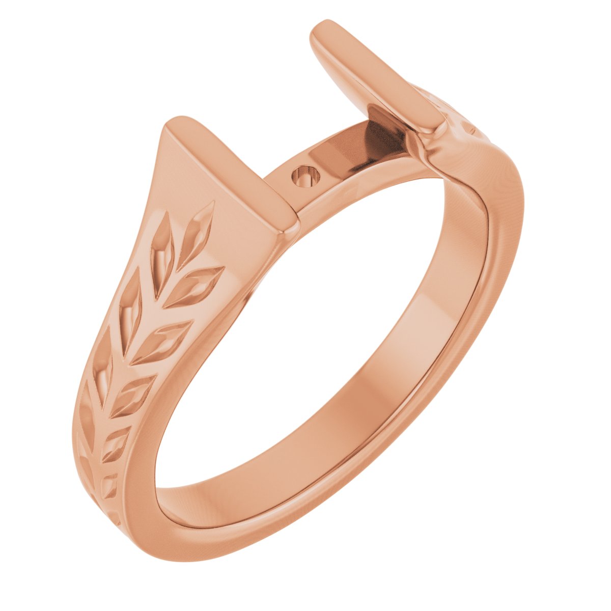 Floral Cathedral-Style Peg Shank