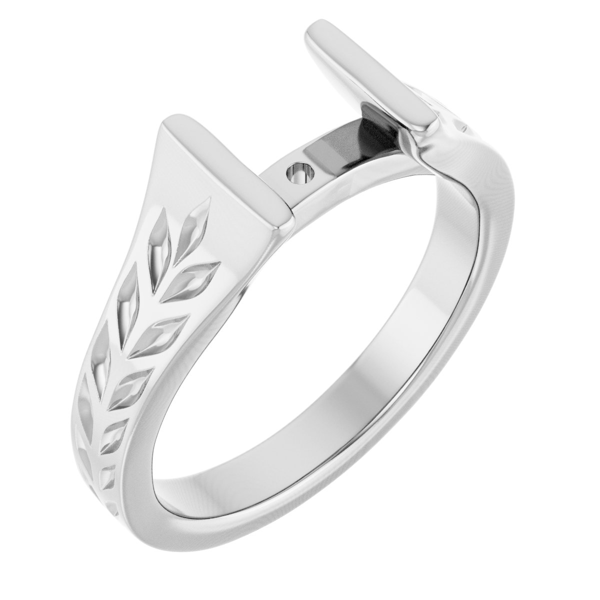Floral Cathedral-Style Peg Shank