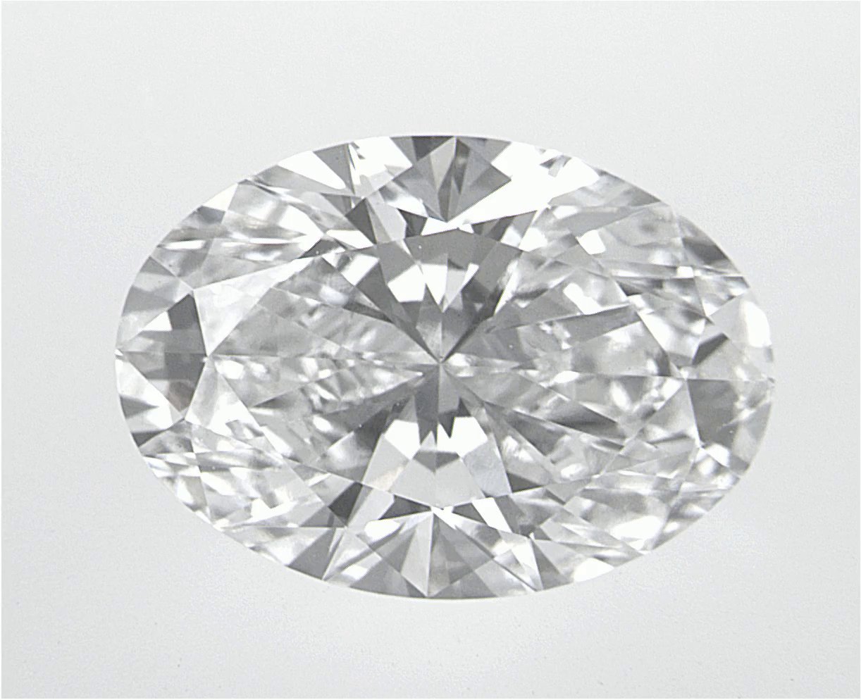 2.55 CT Oval Lab-Grown Diamond Surrey Vancouver Canada Langley Burnaby Richmond