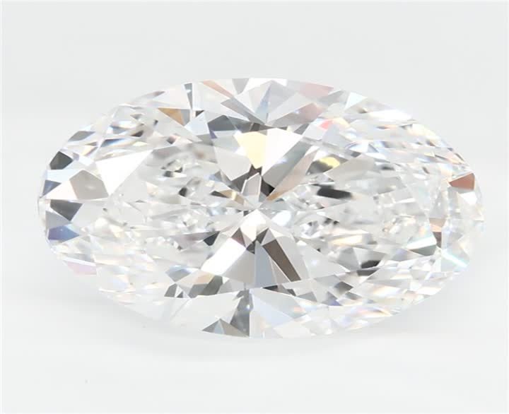 2.52 CT Oval Lab-Grown Diamond Surrey Vancouver Canada Langley Burnaby Richmond