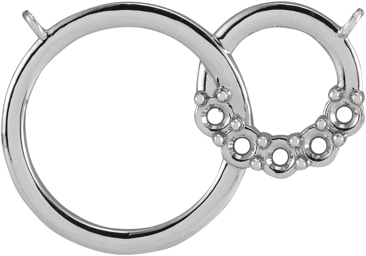 Family Interlocking Circle Necklace or Center