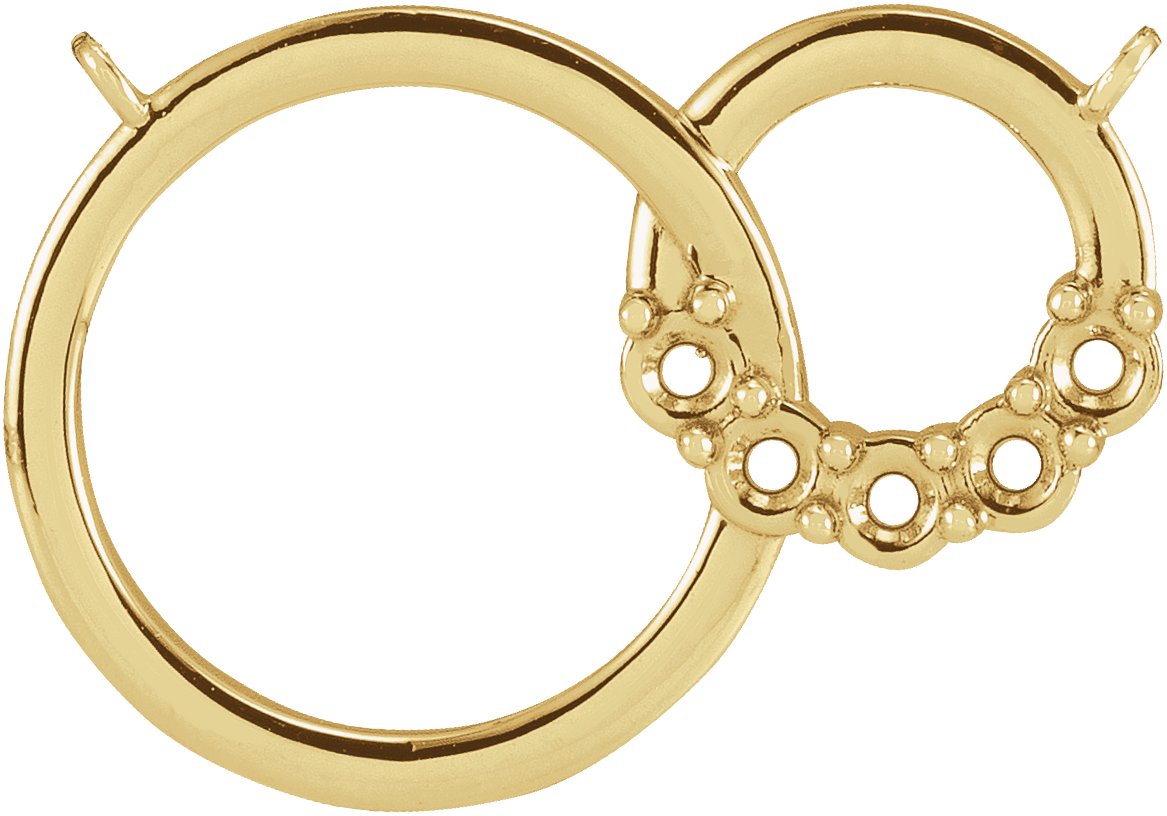 Family Interlocking Circle Necklace or Center