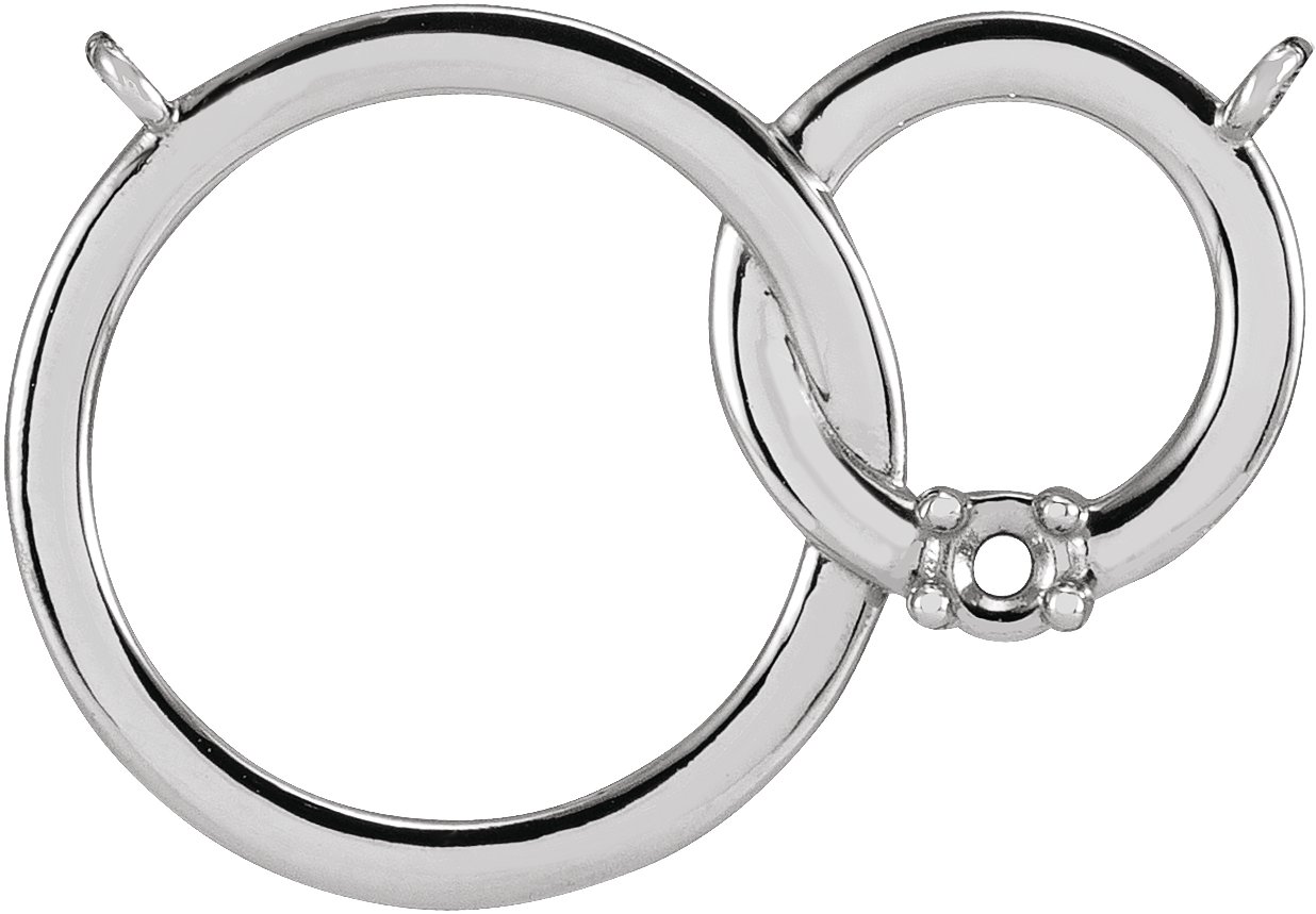 Family Interlocking Circle Necklace or Center