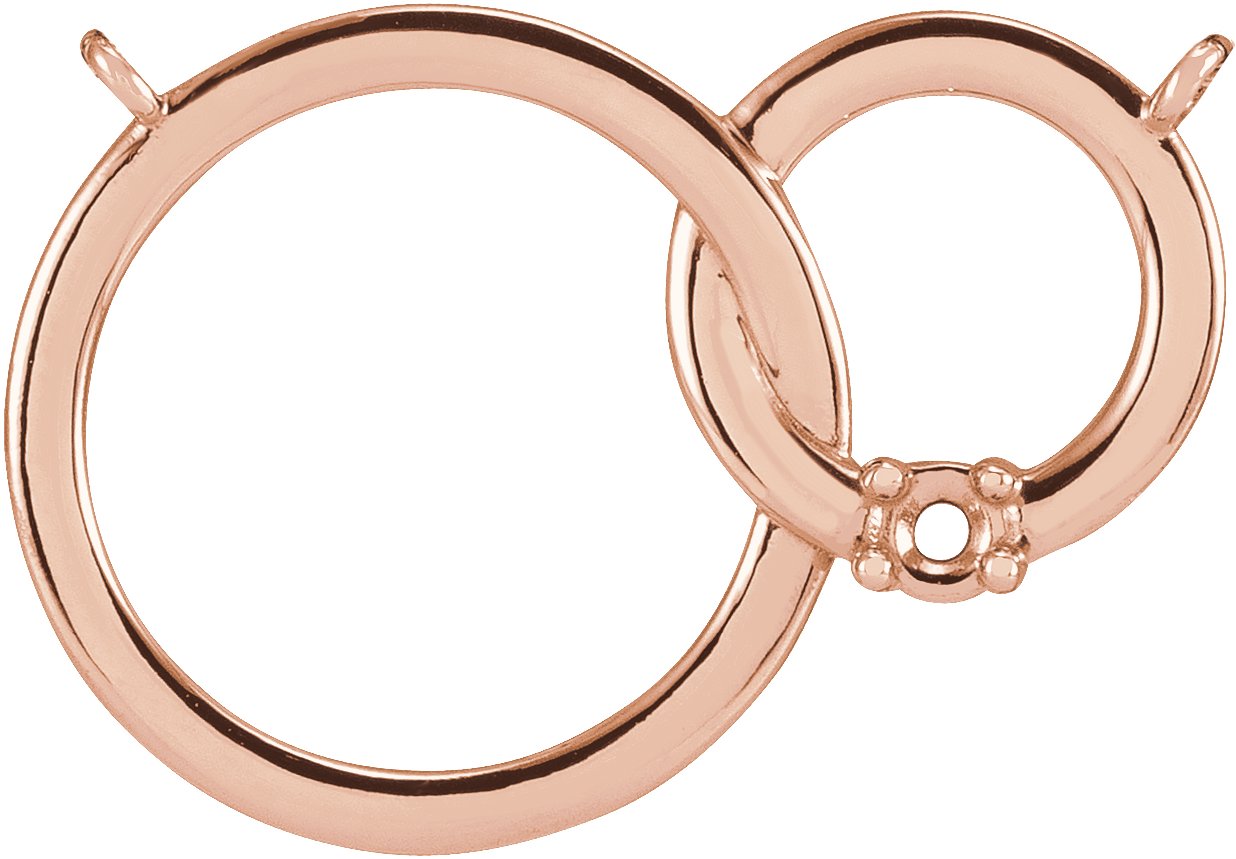 Family Interlocking Circle Necklace or Center