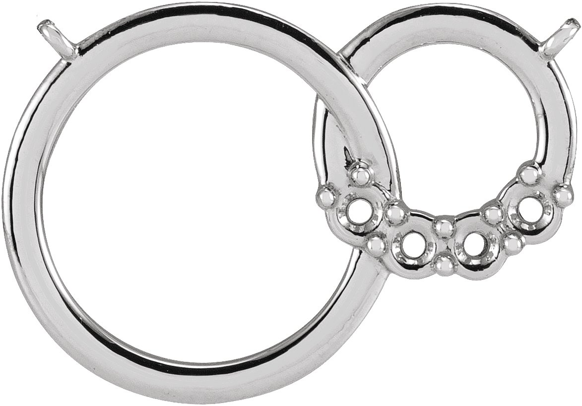 Family Interlocking Circle Necklace or Center
