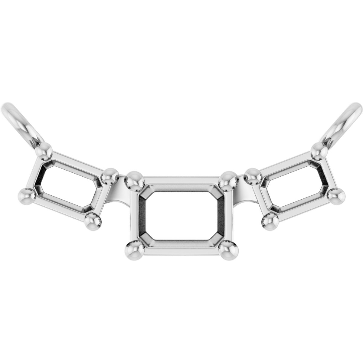Three-Stone Necklace or Center