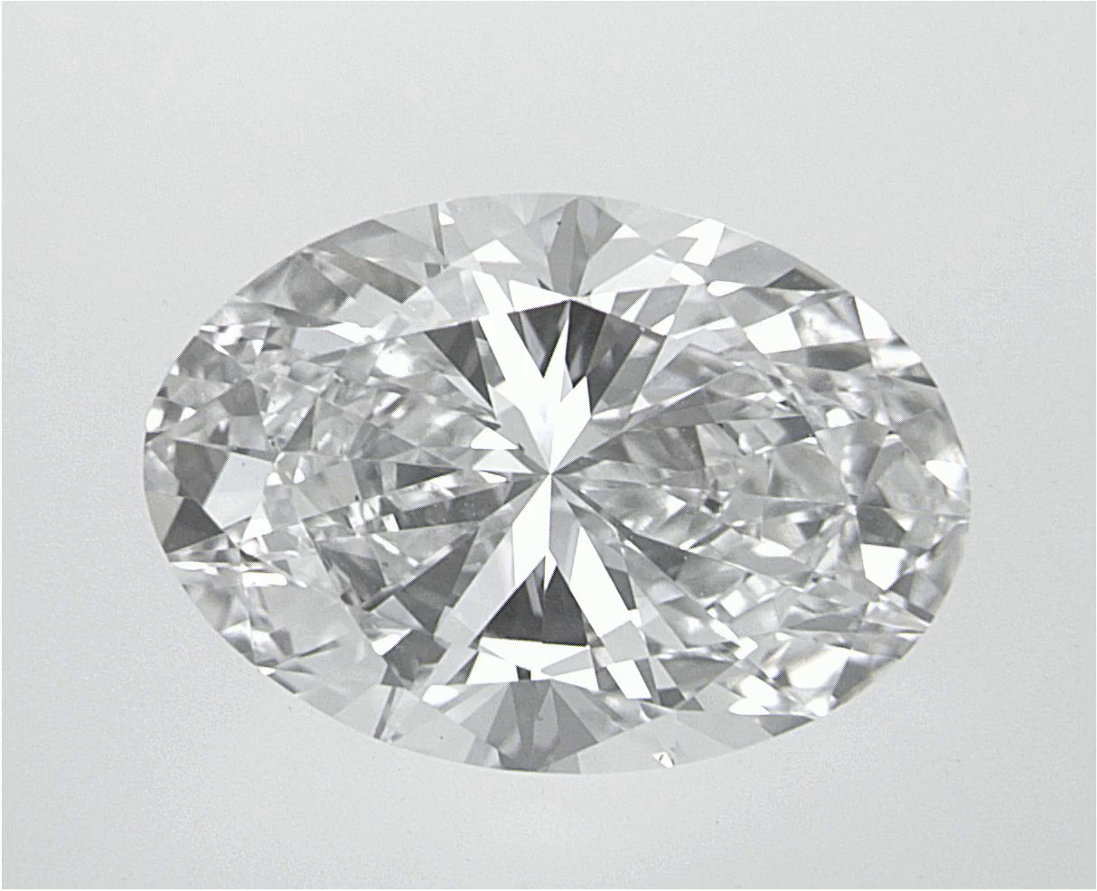 2.6 CT Oval Lab-Grown Diamond Surrey Vancouver Canada Langley Burnaby Richmond