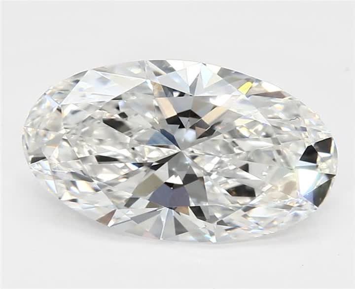2.64 CT Oval Lab-Grown Diamond Surrey Vancouver Canada Langley Burnaby Richmond