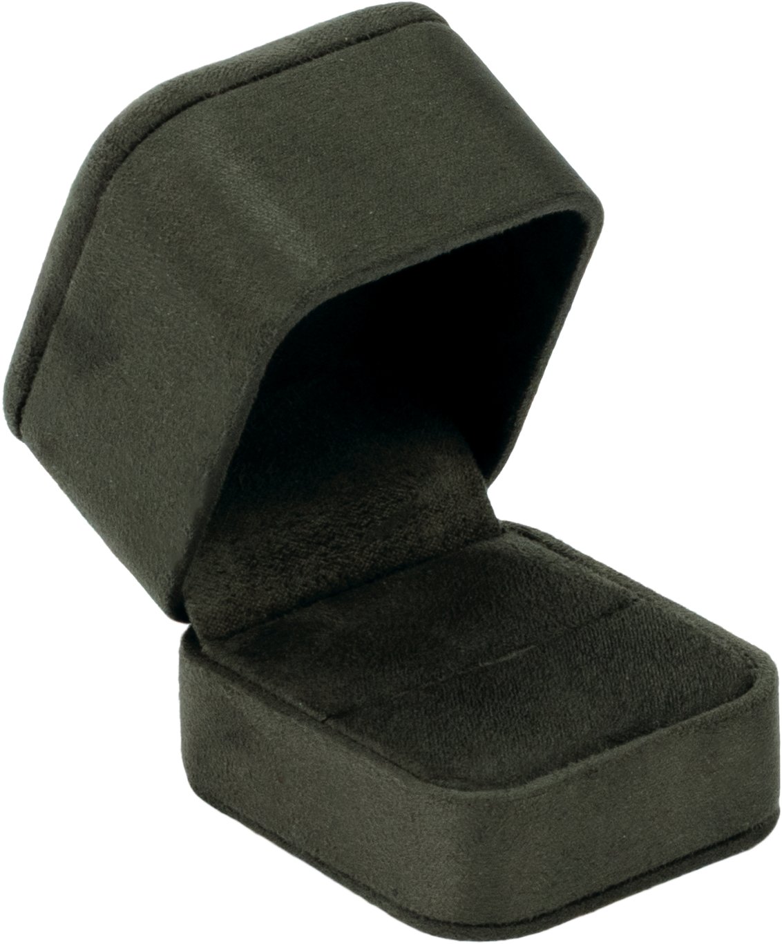 Blakely Green Suede Ring Box