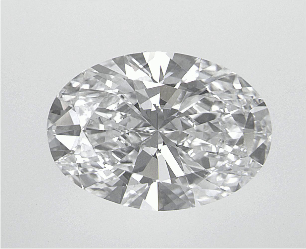 2.52 CT Oval Lab-Grown Diamond Surrey Vancouver Canada Langley Burnaby Richmond