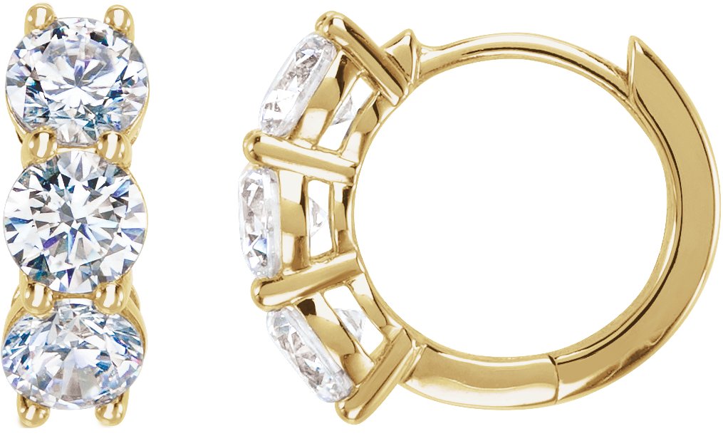 Accented Hoop Earrings