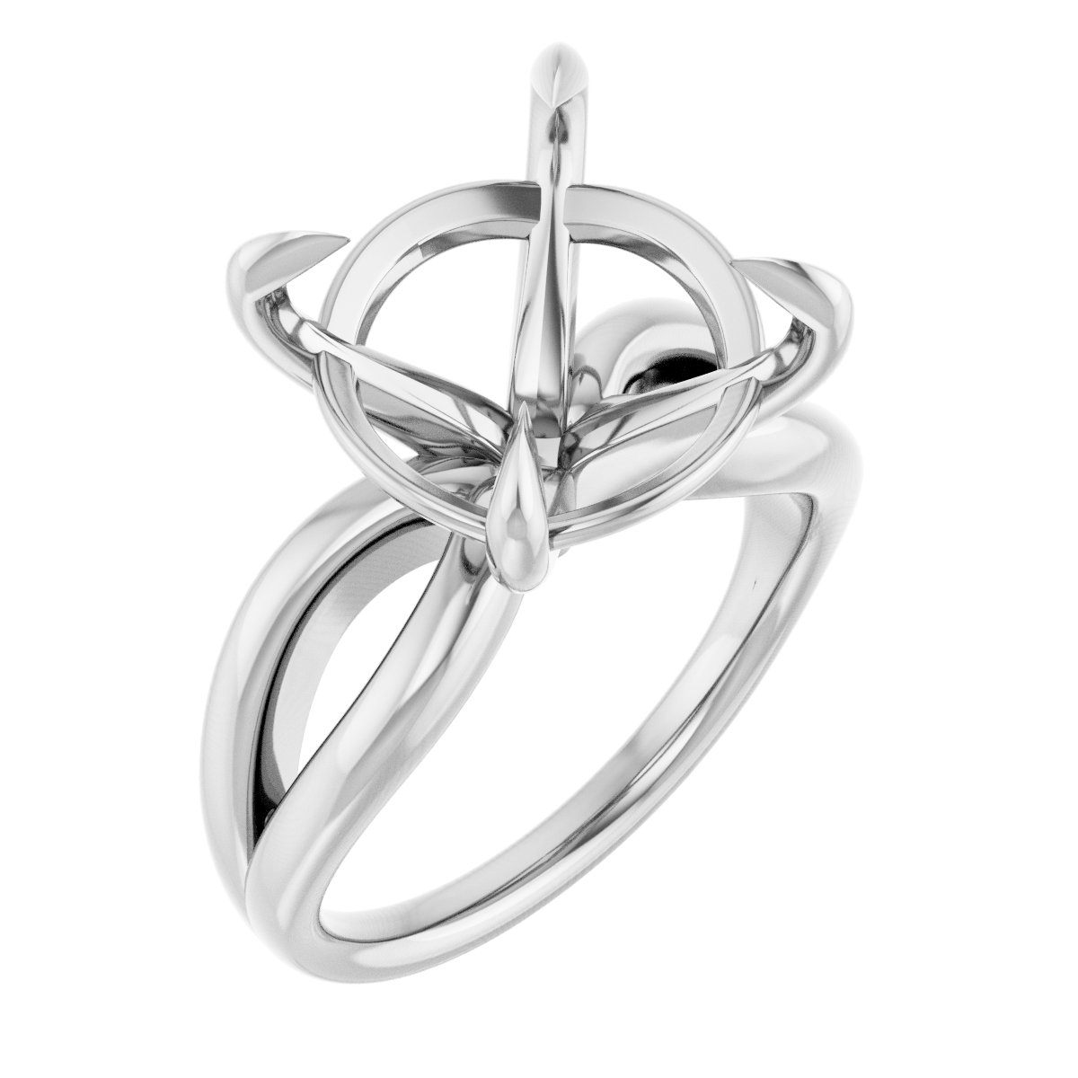 Claw-Prong Engagement Ring