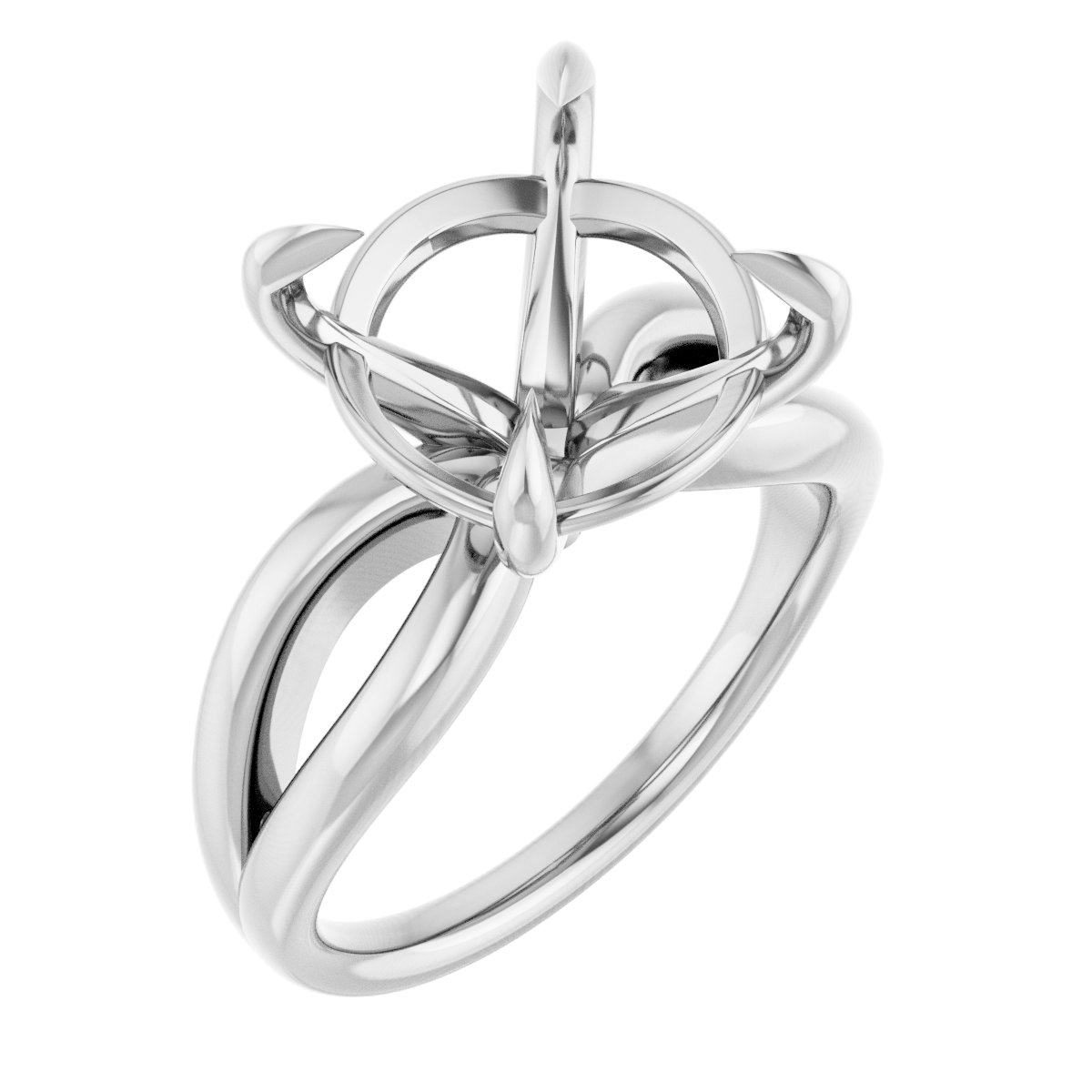 Claw-Prong Engagement Ring