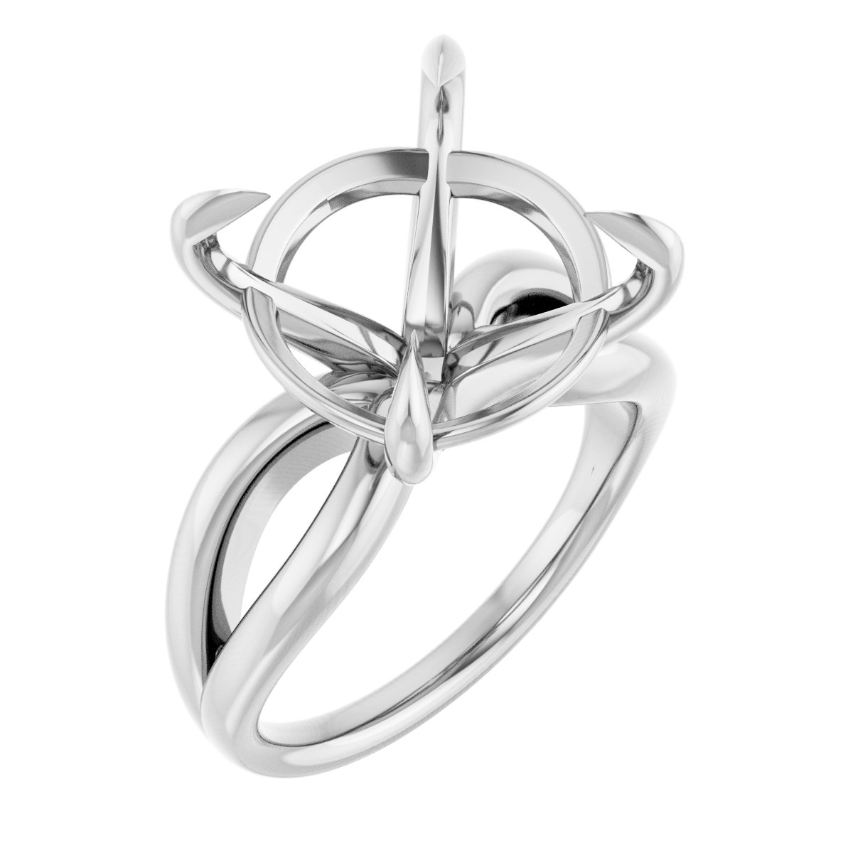 Claw-Prong Engagement Ring