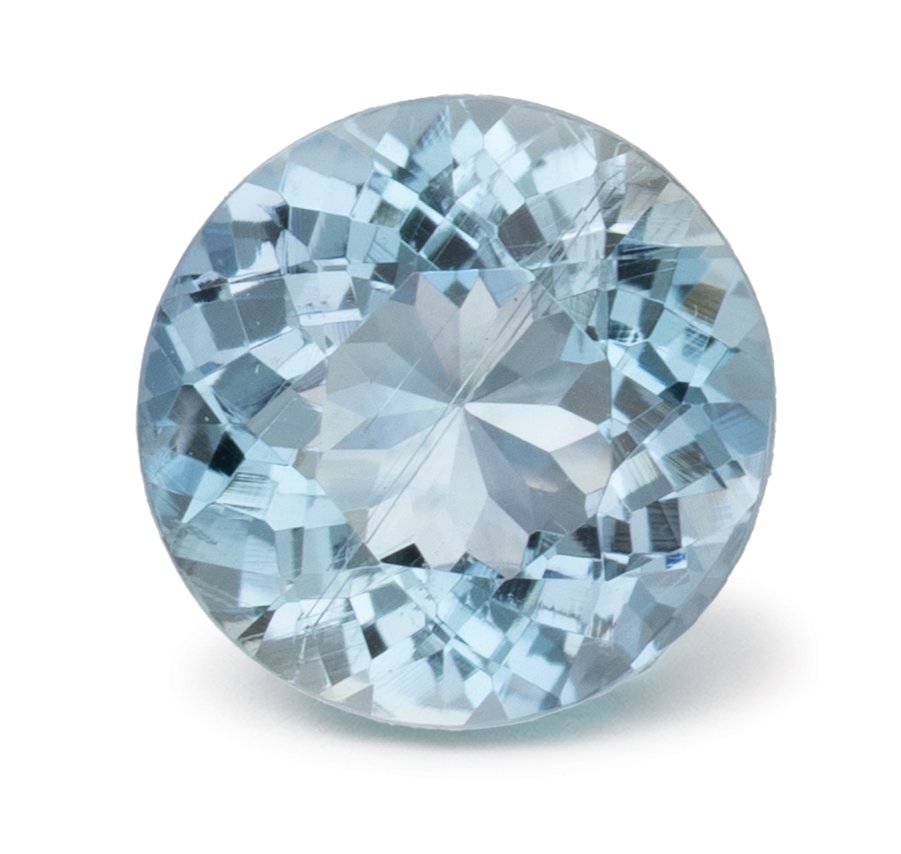 ROUND 1.56ct Natural Aquamarine