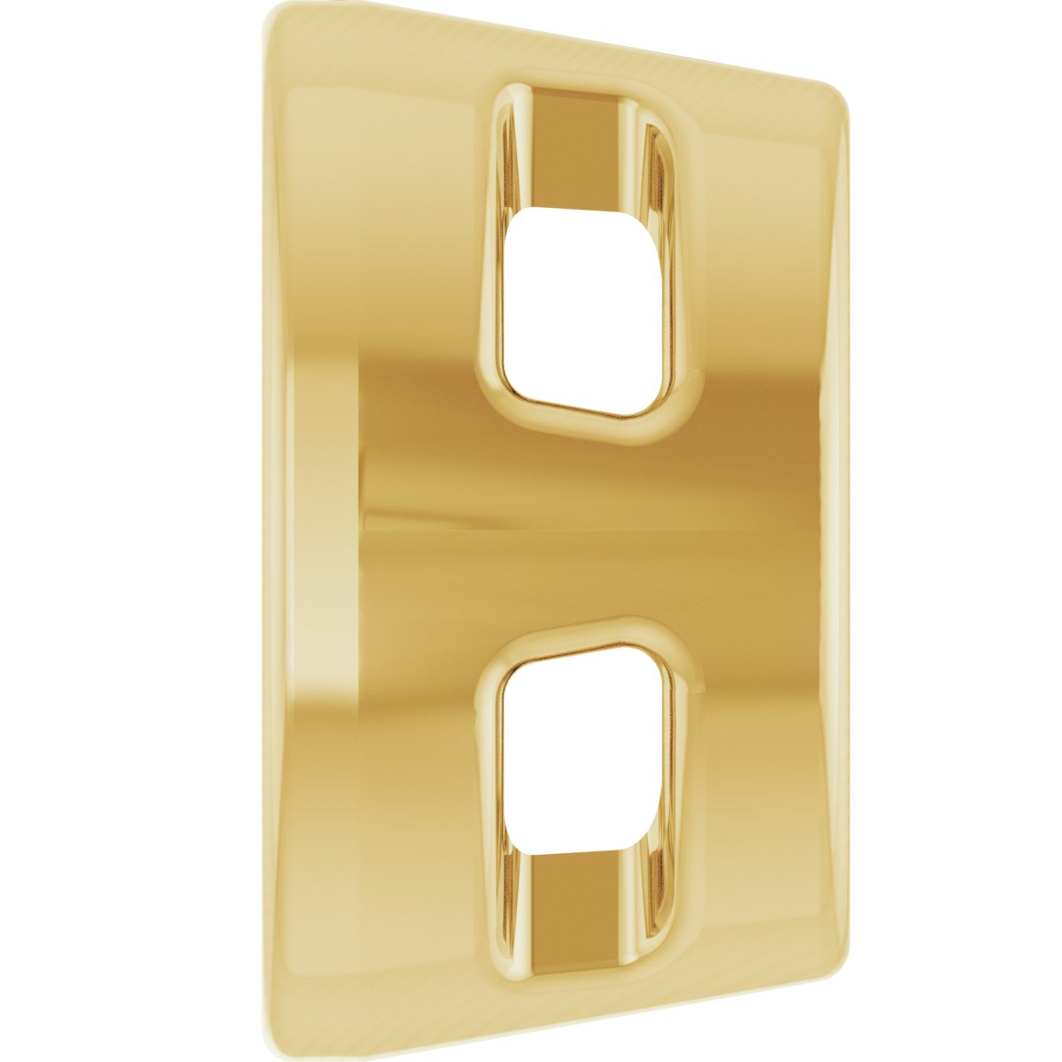 Bezel-Set Lightweight Earring Setting