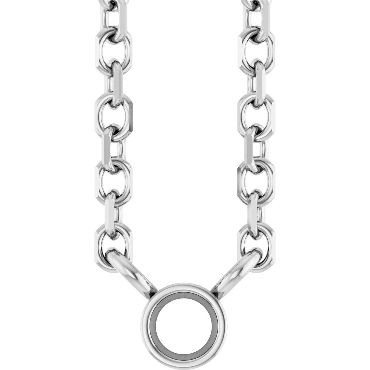 Bezel-Set Solitaire Necklace