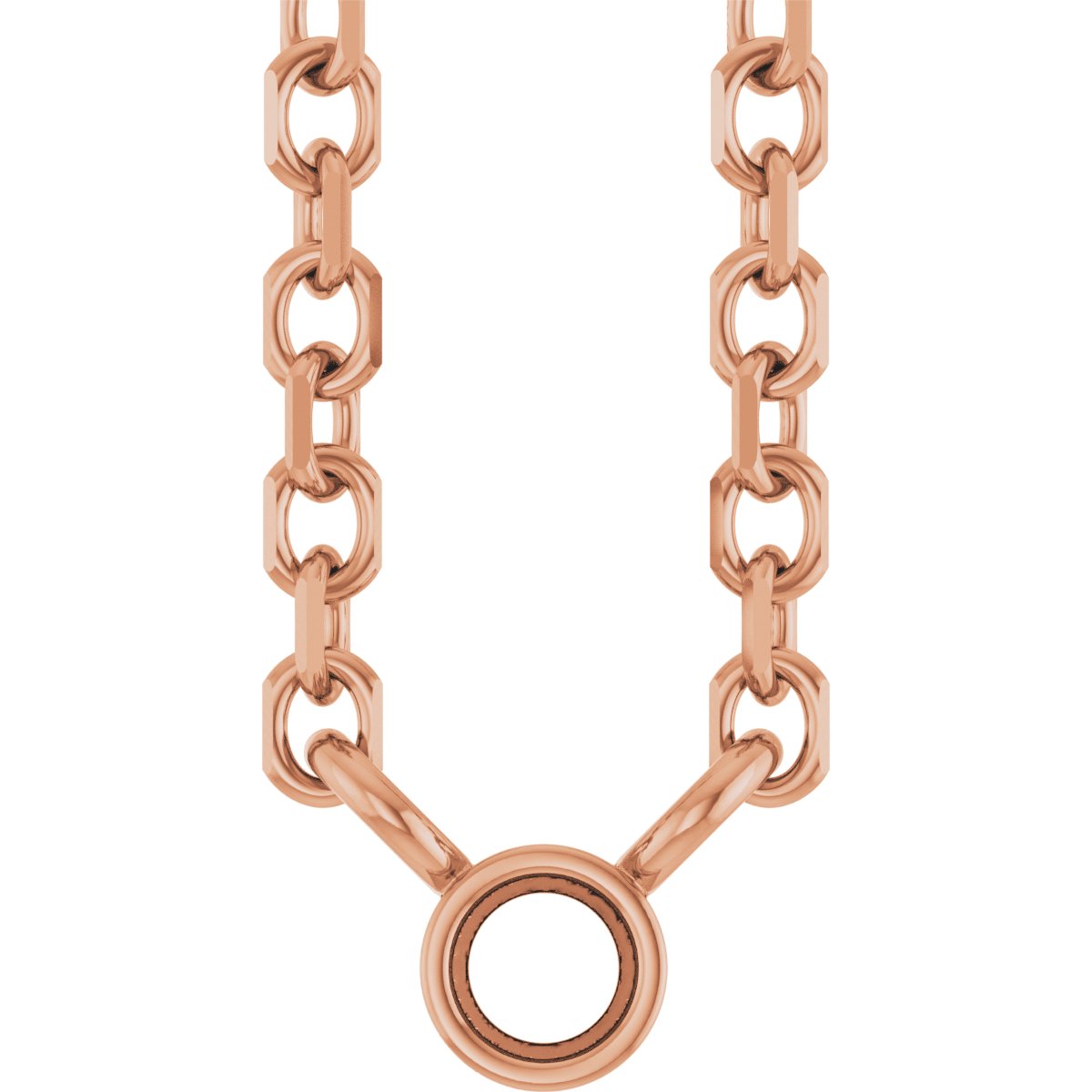 Bezel-Set Solitaire Necklace