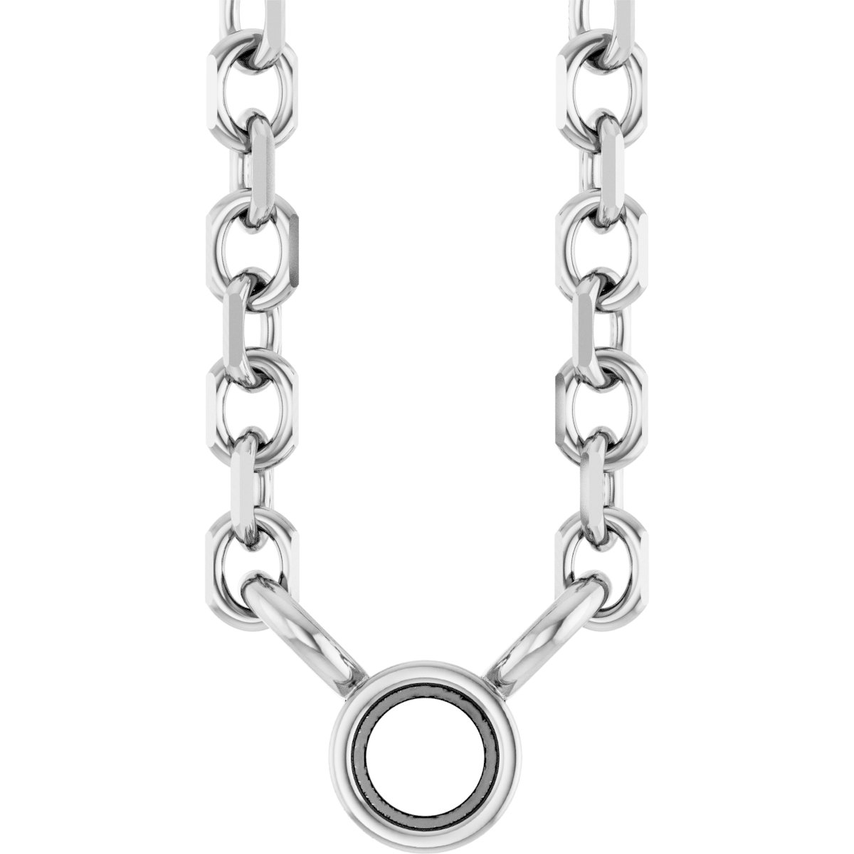 Bezel-Set Solitaire Necklace